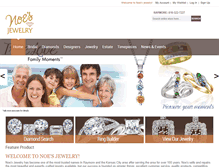Tablet Screenshot of noesjewelry.com